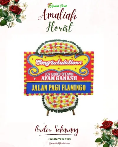 Bunga Papan Congratulation di Ranga Rengas
